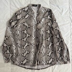 SHEIN Snake Print Blouse